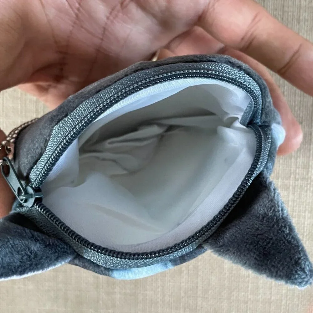 Coin Purse Dog Face Print Zip Small Coin Wallet Mini Pouch New